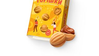 Ciasto Orzechy z mlekiem karmelizowanym 260g