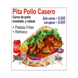 Pita Pollo Casero