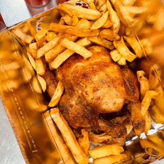 SUPER PROMO POLLO & PATATE-PER 2 PERSONE COTTO A LEGNA