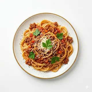 Espaguetis Con Carne Picada