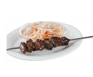 Шашлык из бараньей печени