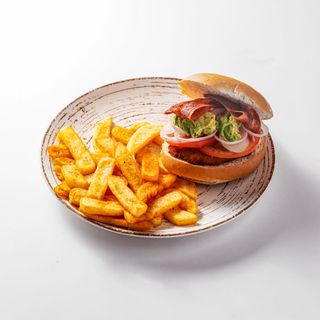 Hamburguesa Simple El Granjero