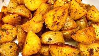 Tapa de patatas doradas