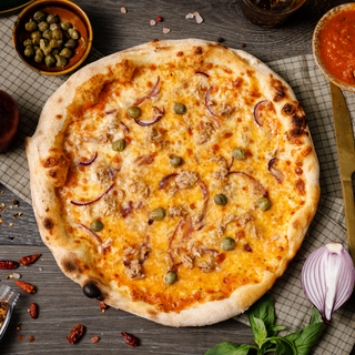 Zesty Tuna Twist Pizza