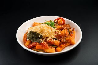 Токпокки с сыром 