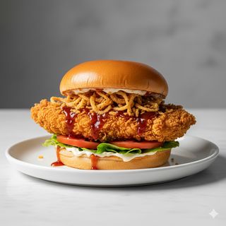 Burger de pollo crispy en combo