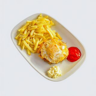 Hamburgão c/ovo e queijo cheddar