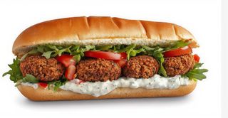 Bocadillo falafel