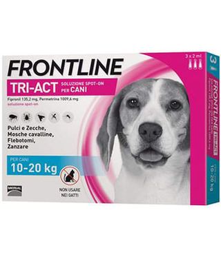 Frontline Tri-Act  Anti-Parasite Spot On 10-20kg / 1 Tube