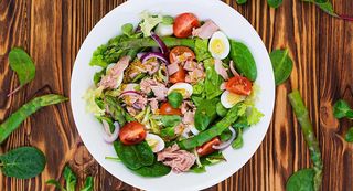 Ensalada Verde Con Atún