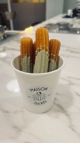 Churros Con Tooping De Pistacho (6 Uds.)