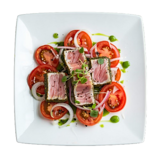 Ensalada De Tomate, Ventresca Y Cebolla