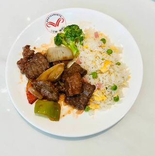 Arroz Com Carne de Vaca