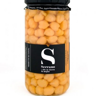 Garbanzo Extra Serrano Bote cristal 660 Gr.