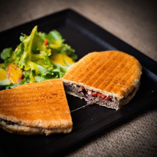 Double Cheese Beef Panini