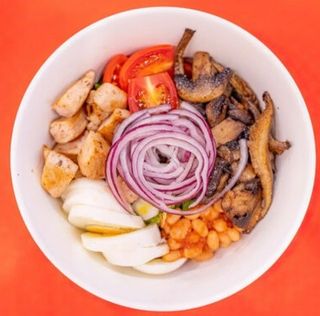 Курица с грибами