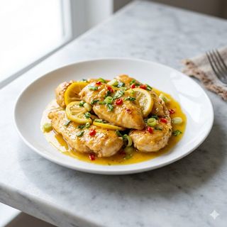 Wok De Pollo Al Limón