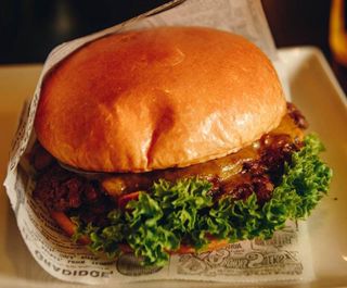 Mushroom Smash Burger (100 G.)