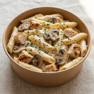Pâtes Poulet Champignons