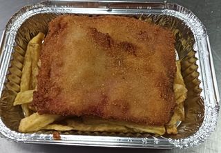 San Jacobo y patatas fritas 