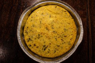 Tortilla de patata y pimiento grande