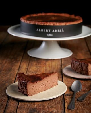Tarta De Queso Y Chocolate