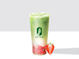 Matcha Strawberry Latte Cold - 500ml