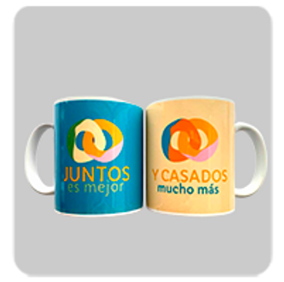 Pareja Tazas Recien Casados 2Uds.