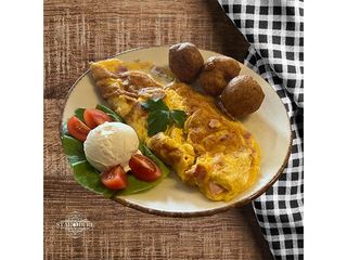 Omlet sa šunkom i sirom