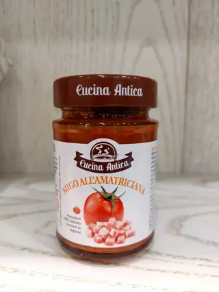 SUGO ALL'AMATRICIANA da 190 gr Cucina Antica