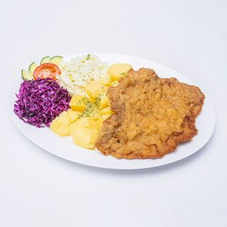 Danie dnia - (Zestaw) PIECZEŃ MYŚLIWSKA z sosem + Barszcz ukraiński