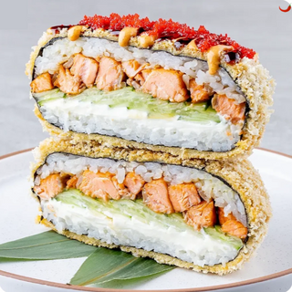 Суші-бургер з лососем теріяки (375г)