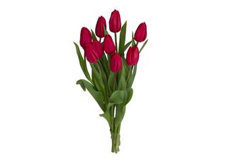 Червени лалета 9 бр