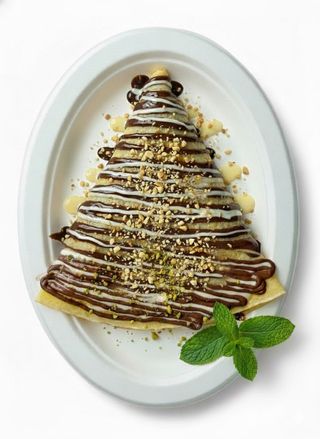 Блин с Nutella и бананом /Clătita cu Nutella și banană