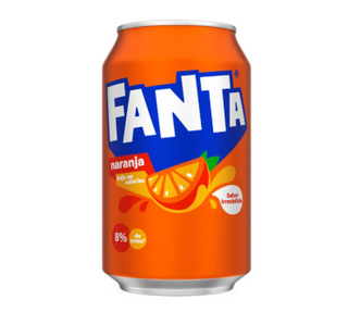 Fanta Naranja lata 330ml.