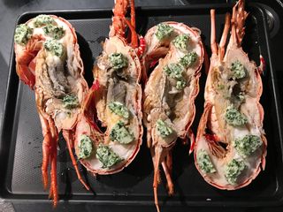 Langouste persillés