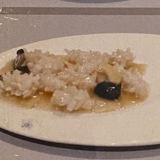 Calamari con funghi e bambù