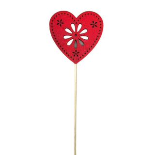 Pin De Corazón Rojo