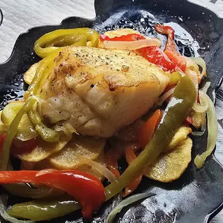 Cazu de Bacalao al punto de sal "El Barquero"