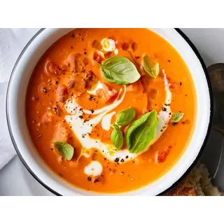 Soup Sauce Well Blended With Tomato Soup