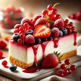 Fetta di torta speciale bosco