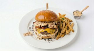 El Queso Noble Burger