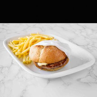 Pack Menú Hamburguesa Con Doble De Queso