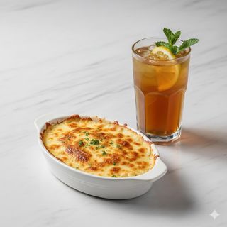 Menú De Plato Gratinado