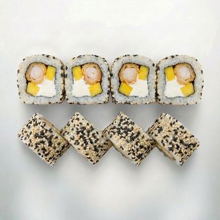 California w sezamie z krewetką