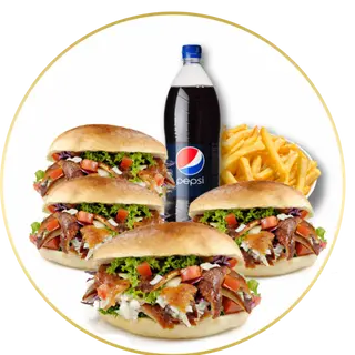 Menú 2 Kebab + 2 Durum