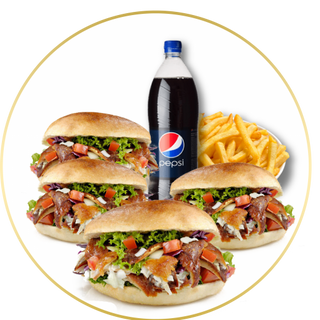 Menú 2 Kebab + 2 Durum