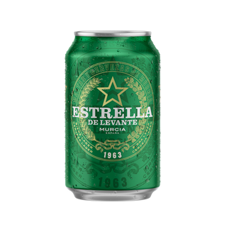 Cerveza Estrella Levante bote