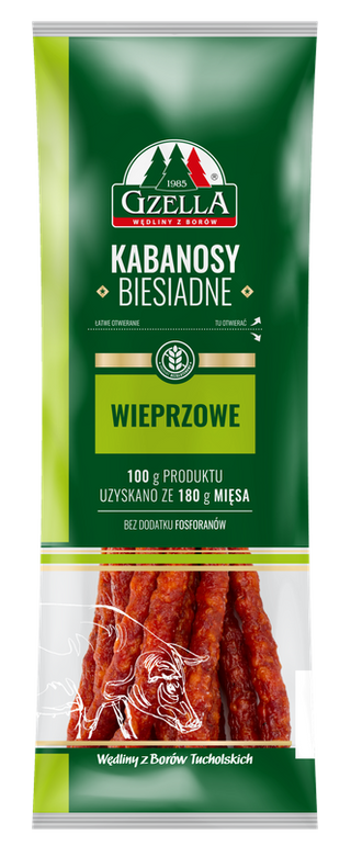 Kabanos wieprzowy Gzella 115g