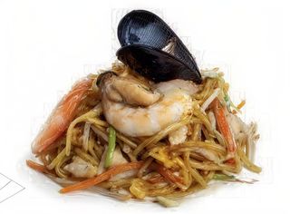 174. Spaghetti pesce misto